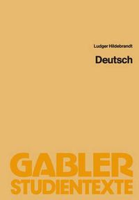 Cover image for Deutsch