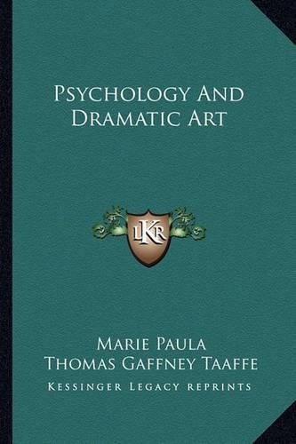 Psychology and Dramatic Art