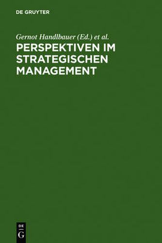 Cover image for Perspektiven im Strategischen Management