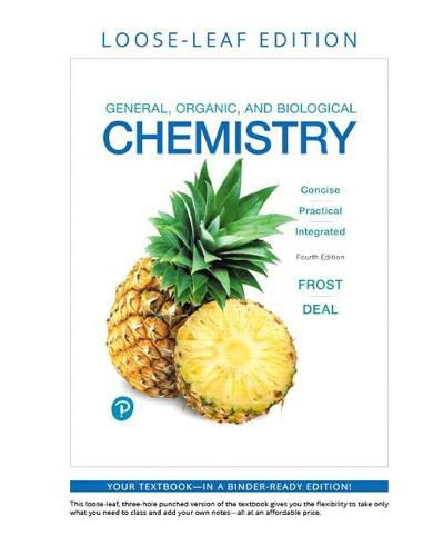 General, Organic, and Biological Chemistry