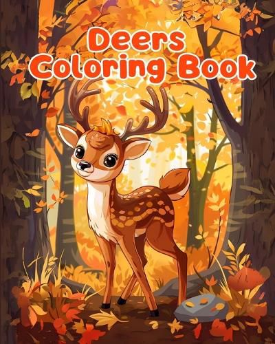 Cover image for Deers Coloring Book