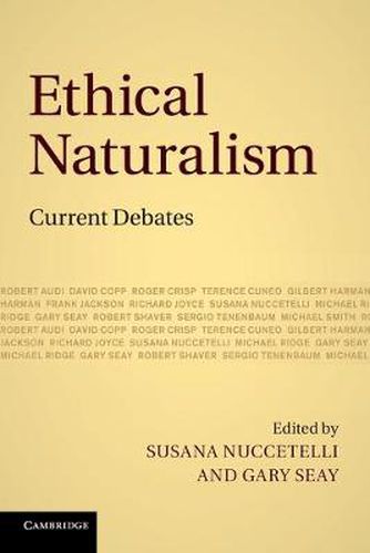 Cover image for Ethical Naturalism: Current Debates