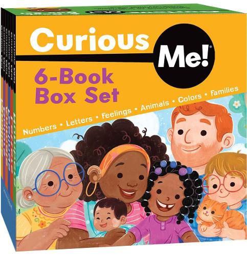 Cover image for Curious Me! (R) 6-Book Box Set (Numbers, Letters, Colors, Feelings, Animals, and Families)
