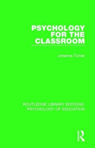 Cover image for Psychology for the Classroom