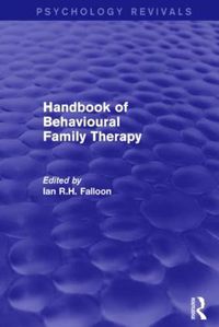 Cover image for Handbook of Behavioural Family Therapy