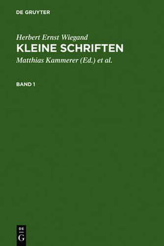 Kleine Schriften: Eine Auswahl aus den Jahren 1970-1999 in zwei Banden. Bd 1: 1970-1988. Bd 2: 1988-1999