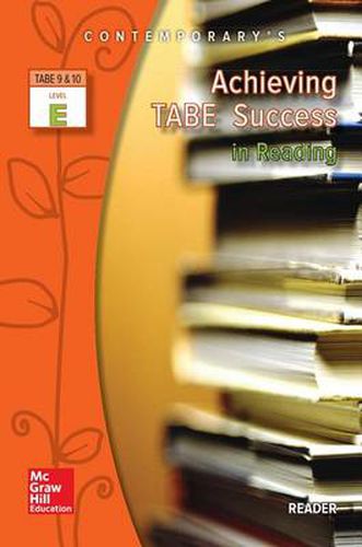 Cover image for Achieving Tabe Success in Reading, Level E Reader