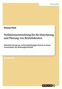 Cover image for Verfahrensentwicklung F r Die Abrechnung Und Planung Von Betriebskosten