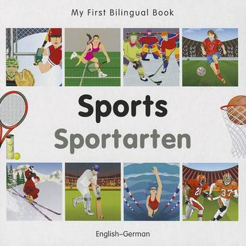 Cover image for My First Bilingual Book -  Sports (English-German)