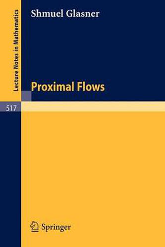 Cover image for Proximal Flows