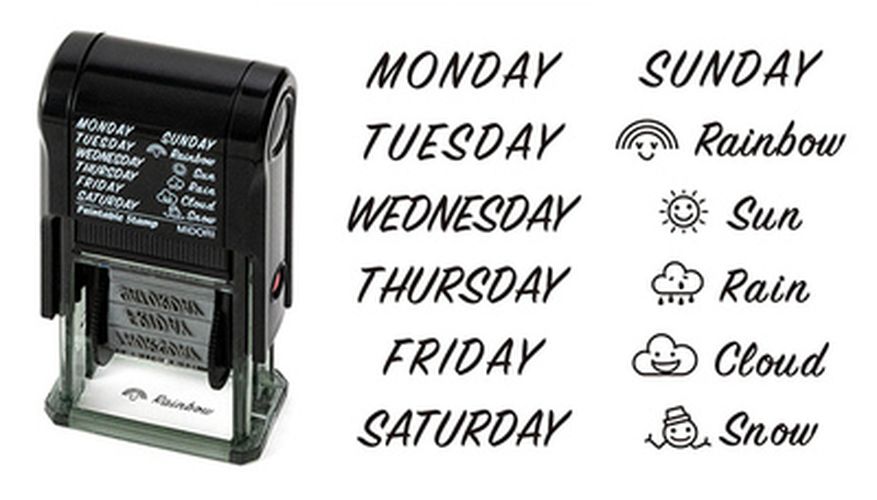 Cover image for Days of the Week Rotating Stamp 35375-006