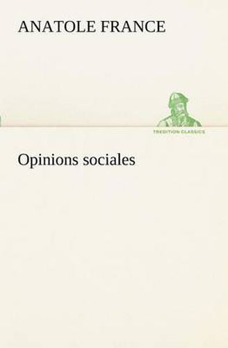 Cover image for Opinions sociales