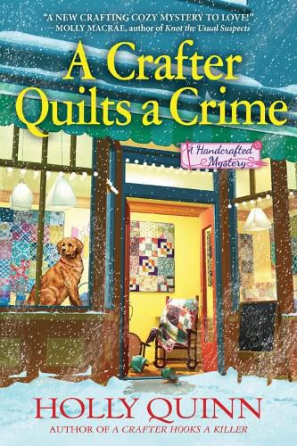 Cover image for A Crafter Quilts A Crime: A Handcrafted Mystery