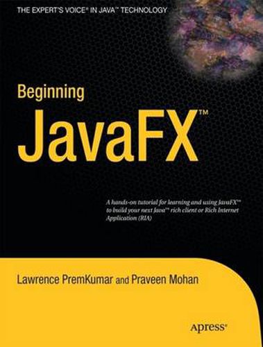 Cover image for Beginning JavaFX