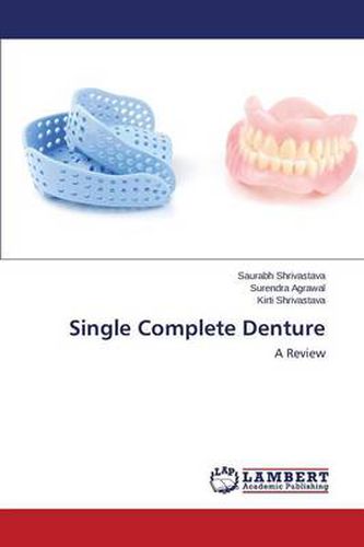 Cover image for Single Complete Denture