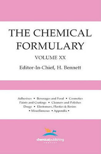 Cover image for The Chemical Formulary, Volume 20: Volume 20