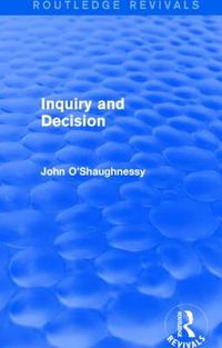 Cover image for Inquiry and Decision