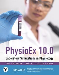 Cover image for PhysioEx 10.0: Laboratory Simulations in Physiology