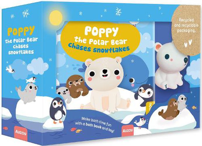 Cover image for Poppy the Polar Bear Chases Snowflakes