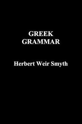 Cover image for Greek Grammar