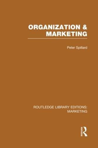 Cover image for Organization and Marketing (RLE Marketing)