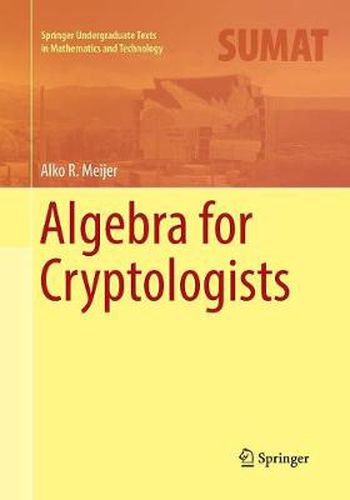 Cover image for Algebra for Cryptologists