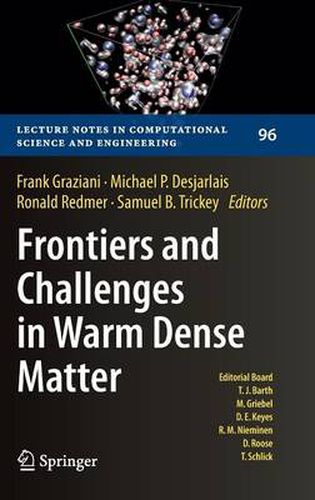 Cover image for Frontiers and Challenges in Warm Dense Matter