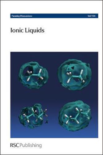 Cover image for Ionic Liquids: Faraday Discussions No 154