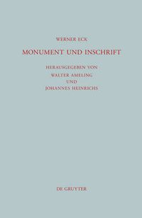 Cover image for Monument und Inschrift