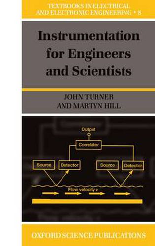 Cover image for Instrumentation for Engineers and Scientists