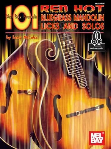 Cover image for 101 Red Hot Bluegrass Mandolin Licks and Solos