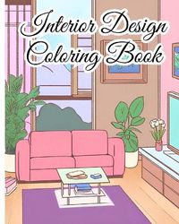 Cover image for Interior Design Coloring Book