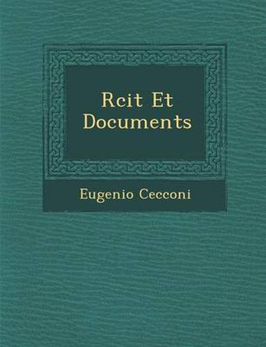 Cover image for R Cit Et Documents