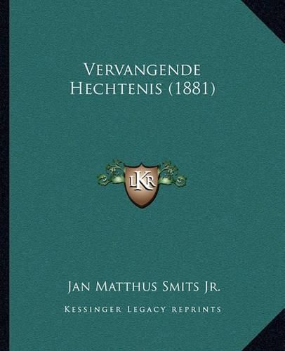 Vervangende Hechtenis (1881)