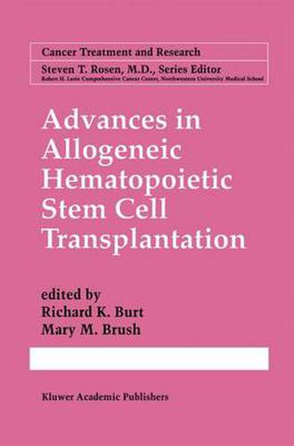 Cover image for Advances in Allogeneic Hematopoietic Stem Cell Transplantation