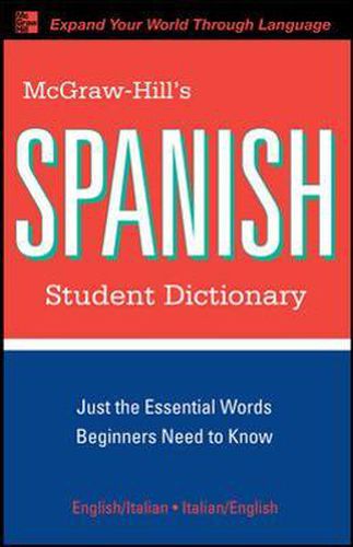 Cover image for McGraw-Hill's Spanish Student Dictionary