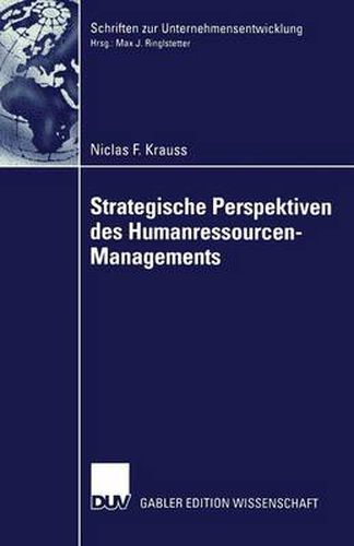 Cover image for Strategische Perspektiven Des Humanressourcen-Managements