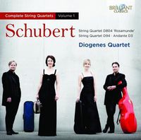 Cover image for Schubert String Quartet Rosamunde D804 String Quartet D94 Andante D3