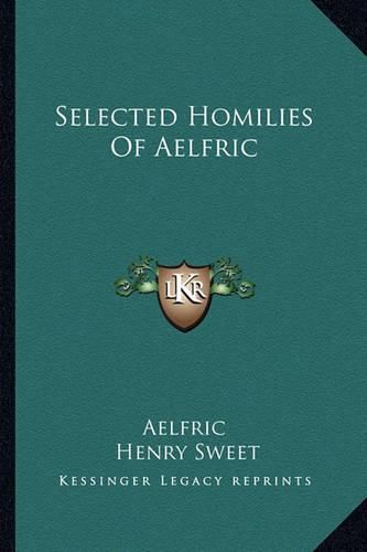 Selected Homilies of Aelfric