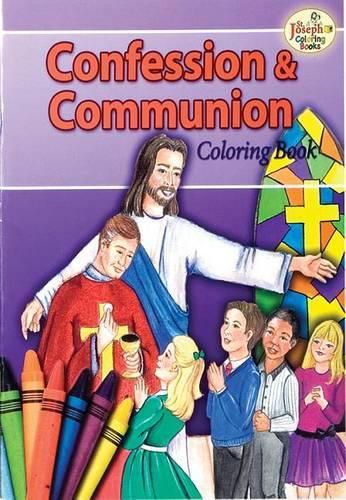 Cover image for Confession and Communion Coloring Book