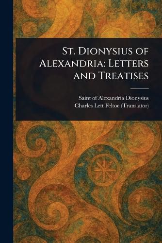 Cover image for St. Dionysius of Alexandria