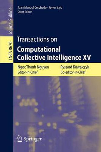 Cover image for Transactions on Computational Collective Intelligence XV