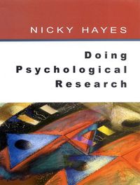 Cover image for Doing Psychological Research