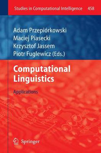 Cover image for Computational Linguistics: Applications