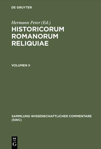 Cover image for Historicorum Romanorum Reliqu CB