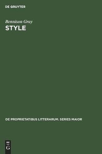 Cover image for Style: The Problem and Its Solution