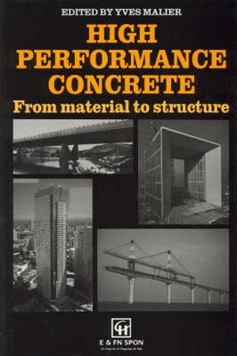 Cover image for High Performance Concrete: From material to structure