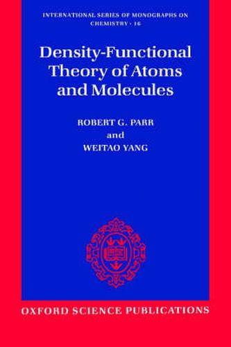 Cover image for Density-Functional Theory of Atoms and Molecules