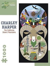 Cover image for California Desert Mountains Charley Harper Artpiece - 1000 Piece Puzzle