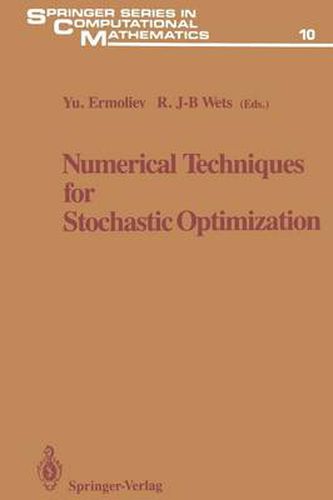 Cover image for Numerical Techniques for Stochastic Optimization